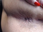 Preview 1 of Anna's Hairy Butthole Super Closeup
