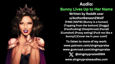 Bunny Lives Up to Her Name audio -Performed by Singmypraise