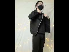 小伪娘的户外跑步准备