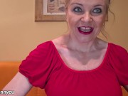 Preview 4 of Big Tits Mature Blondie Telling Viewers a Hot Story