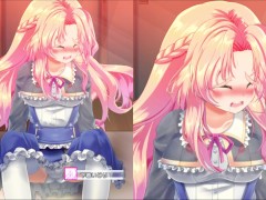 【#04 どこでも？おさわり！プリンセス☆タッチ 実況(体験版)】爆乳J〇が手マンされたりクンニされてイカされてしまい・・・(アニメーションおさわり同人エロゲ－） - Screenshot 7 of 16 - 巨乳