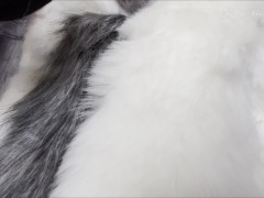 Sexy ASMR Fur Fox Coat And Boots