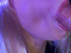 ASMR 4K SLOPPY BLOWJOB! I suck a cock with devotion and get 2 cumshots in my mouth