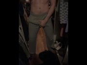 Preview 6 of Slo-mo of slapping my dick in grey sweats