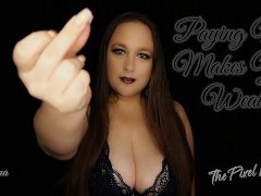 Paying Me Makes You Weak ~ FinDom Snap Training JOI Mindfuck