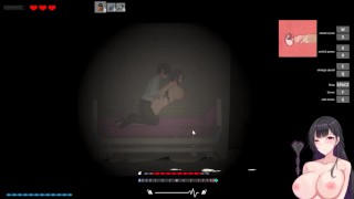 The way home - creepy hentai game | Night 5 | First bad ending | H-moments gameplay part 4