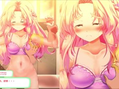 【#05 どこでも？おさわり！プリンセス☆タッチ 実況(体験版)】爆乳J〇がはだかんぼにされてクンニされまくり・・・(アニメーションおさわり同人エロゲ－） - Screenshot 9 of 16 - 巨乳