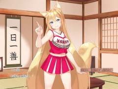 【Live2Dコン狐との日常 実況(体験版)】巨乳狐娘イチャラブアニメーション同人エロゲー。おっぱい揉んだり中出ししたりしまくるモーションアニメゲーム。 14/16