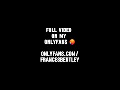 Frances Bentley gets finger fucked til she squirts and cums hard