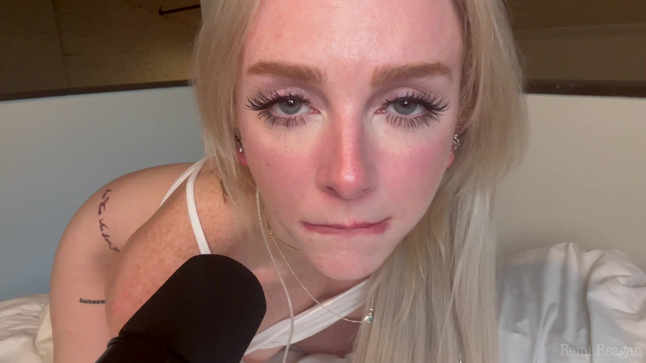 POV ASMR Sex Roleplay. Sucking, Riding, Wet Pussy Sounds & Cumming All For  You - Remi Reagan