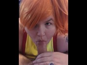 Preview 3 of Misty cosplay, make her suck my dick, she wants my cum