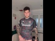 Preview 1 of FOOTBALL PLAYER with FAT COCK wants fuck you, BoyGym