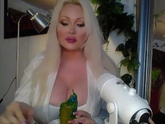 hot sexy asmr eating a piccle will make your dick stand - Screenshot 13 of 16 - Pornstar