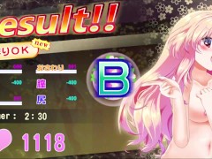 【#06 どこでも？おさわり！プリンセス☆タッチ 実況(体験版)】爆乳J〇がジャージ姿でランニング中におっぱい揉まれまくり・・(アニメーションおさわり同人エロゲ－） - Screenshot 13 of 16 - 巨乳