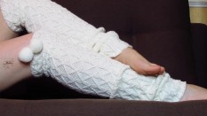 Ribbed/Knit Long Sock/Legwarmer