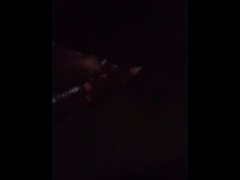 I was horny So I had to jurk off my wet cock (no-light)