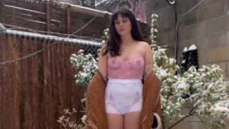 Shivering in See Through Clothes