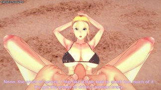 Кэмми Уайт Делает Вам Футфетиш На Пляже! Уличный Боец Ноги от первого лица