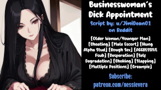 Businesswoman's Dick Appointment Audio Roleplay