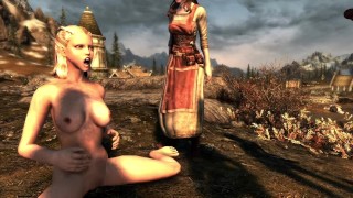Sex with blonde in Skyrim