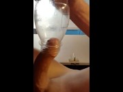 Preview 4 of Big dick 8inch baby oil fuck toy