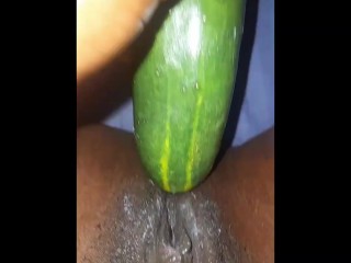 I need a Dildo someone Buy me one my Needy Pussy can't get enough from the Cucumber