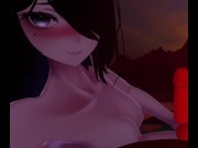 Preview 5 of Cute VR GF sucks you off on the beach at sunset