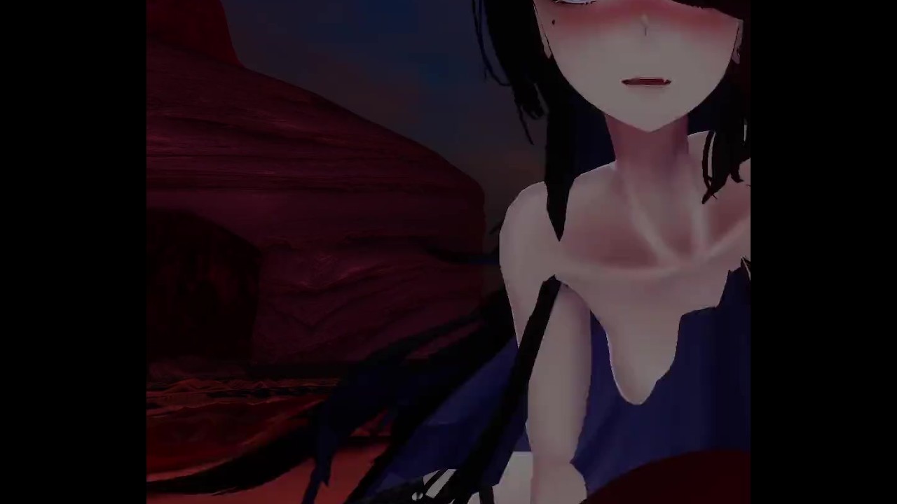VR Goth GF fucks you hard with her pussy till you cum inside