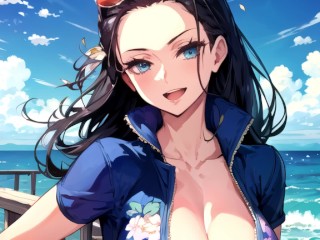 You can Fuck Nico Robin as Long as you want - one Piece JOI