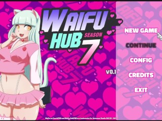 Waifu Hub S7 - Rumi from MHA [ PARODY HENTAI Game ] Ep.1 Bunny Hot Blowjob !