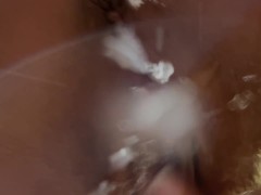 Guy made hot Monika Foxxx squirt with his fingers