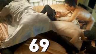 激情狂欢夜，鸡巴含在嘴里