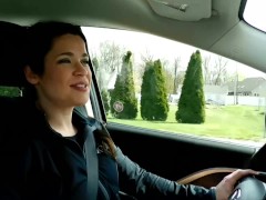 Risky Bottomless Dare - Parking lot & hotel upskirt - Sammi Starfish