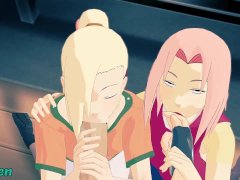 Kunoichi Blowjob Exams 2! Naruto Hentai