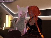 Preview 1 of Hot Mommy fucks her daughters cute Femboy boyfriend [Fakyra Xoxo Collab] - VRChat erp