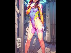 AI art d.va overwatch sexy dance darkermaker123 - Screenshot 3 of 16 - D Va