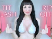 Preview 1 of Tit Flash RipOff - Findom trailer