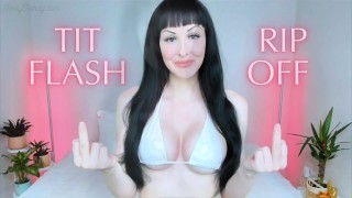 Tit Flash RipOff - Findom trailer