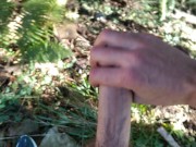 Preview 6 of 🇬🇧🇺🇸Old man with a Huge Cock went out on a hike and Squirted