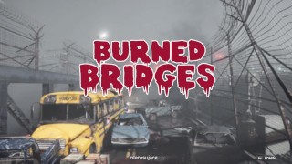 Farクライ5:デッドリビングゾンビ「燃えた橋」