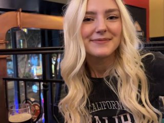 Random guy fucks me in a sports bar and cums on my face - Eva Elfie screenshot number 2