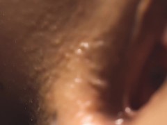 Pussy fucking and tight warm creampie in great detail