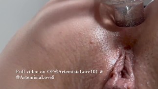 Возбужденная Артемизия Лав соло анальная игра Полное видео на OF@ArtemsiaLove101 & @ArtemisiaLove9