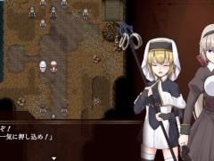 【#02 BegieAde2 ～偽りのハレルヤ～ 実況(体験版)】爆乳女騎士が口内射精フェラされたりアナルに中出しされたり・・・(アニメーションファンタジーRPG同人エロゲー）