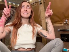 sexy squirting redhead has intense shaking orgasms and drenches her van floor - Screenshot 2 of 16 - Juicy Ass