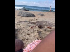 Nude beaching