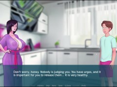 SEX NOTE - I catch my mom and my step mom having sex in the couch - Ep. 1