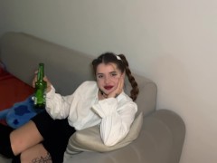 Сводная-сестра Захотела отведать Хуйца Сводного-брата - Screenshot 1 of 16 - Stepsister