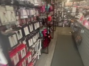 Preview 2 of ALLIYAH ALECIA VLOG AT ADULT SEX SHOP /TOY STORE