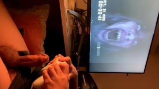 is this Jerk Off Challenge ? I play video game "DON'T SCREAM" while I'm masturbating!